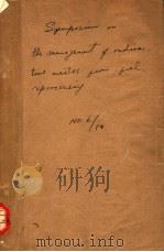 燃料后处理中放射性废物管理会议文集  第6册  （英文）（ PDF版）