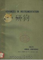 ADVANCES IN INSTRUMENTATION VOL.28 PART 4 1973 PDF电子版封面