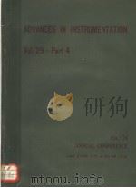 ADVANCES IN INSTRUMENTATION  VOL.29  PART 4（1974 PDF版）