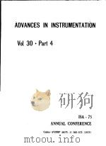 ADVANCES IN INSTRUMENTATION  VOL.30  PART 4（1975 PDF版）