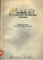 PROCEEDINGS OF 21ST INTERNATIONAL WIRE AND CABLE SYMPOSIUM 1972 PDF电子版封面