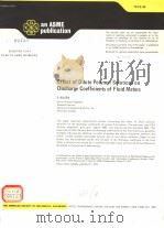EFFECT OF DILUTE POLYMER SOLUTIONS ON DISCHARGE COEFFICIENTS OF FLUID METERS PDF电子版封面 E.BILGEN