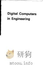 DIGITAL COMPUTERS IN ENGINEERING PDF电子版封面