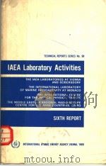 IAEA LABORATORY ACTIVITIES SIXTH REPORT PDF电子版封面