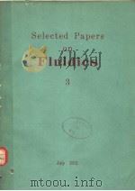 SELECTED PAPERS ON FLUIDICS 3（ PDF版）