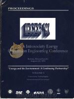 PROCEEDINGS OF THE 26TH INTERSOCIETY ENERGY CONVERSION ENGINEERING CONFERENCE VOLUME 3 1991 PDF电子版封面
