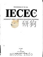 18TH INTERSOCIETY ENERGY CONVERSION ENGINEERING CONFERENCE VOLUME 1 THERMAL ENERGY SYSTEMS 1983 PDF电子版封面