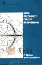 HIGH-FREQUENCY CIRCUIT ENGINEERING 1996 PDF电子版封面 0852968027