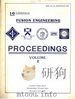 10TH SYMPOSIUM ON FUSION ENGINEERING PROCEEDINGS VOLUME 2 1983 PDF电子版封面