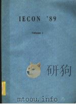 IECON'89 VOLUME 1 PDF电子版封面