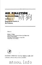 AIR POLLUTION THIRD EDITION VOLUME 4 ENGINEERING CONTROL OF AIR POLLUTION PDF电子版封面 0126666040 ARTHUR C.STERN