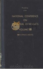 PROCEEDINGS OF THE NATIONAL CONFERENCE ON FLUID POWER VOLUME 18 TWENTIETH ANNUAL MEETING PDF电子版封面