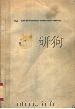 8080 MICROCOMPUTER SYSTEMS USER'S MANUAL SEPTEMBER 1975 1975 PDF电子版封面