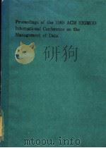 PROCEEDINGS OF THE 1989 ACM SIGMOD INTERNATIONAL CONFERENCE ON THE MANAGEMENT OF DATA（ PDF版）