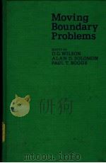 MOVING BOUNDARY PROBLEMS PDF电子版封面 D.G.WILSON