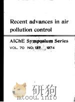 RECENT ADVANCES IN AIR POLLUTION CONTROL PDF电子版封面