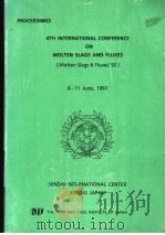 4TH INTERNATIONAL CONFERENCE ON MOLTEN SLAGS AND FLUXES（ PDF版）