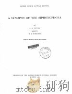 A SYNOPSIS OF THE SIPHONOPHORA PDF电子版封面 A.K.TOTTON H.E.BARGMANN