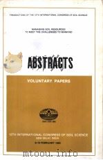 ABSTRACTS PDF电子版封面