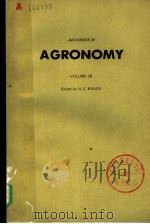 AGRONOMY VOLUME 29 PDF电子版封面 N.C.BRADY