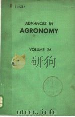AGRONOMY VOLUME 26（ PDF版）