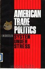 AMERICAN TRADE POLITICS:SYSTEM UNDER STRESS PDF电子版封面 0881320579 I.M.DESTLER