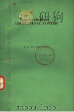 AN INTRODUCTION TO AGRICULTURAL SYSTEMS PDF电子版封面 0853348235 C.R.W.SPEDDING