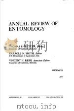 ANNUAL REVIEW OF ENTOMOLOGY  VOLUME 22（1977 PDF版）