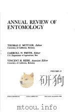 ANNUAL REVIEW OF ENTOMOLOGY  VOLUME 23（1978 PDF版）