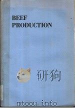 BEEF PRODUCTION PDF电子版封面 RONALD V.DIGGINS