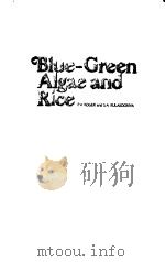 BLUE-GREEN ALGAE AND RICE（ PDF版）