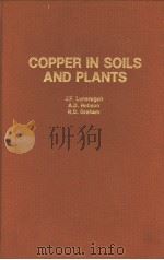 COPPER IN SOILS AND PLANTS（1981 PDF版）
