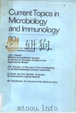 CURRENT TOPICS IN MICROBIOLOGY AND IMMUNOLOGY 80 PDF电子版封面 W.ARBER