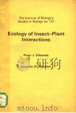 ECOLOGY OF INSECT-PLANT INTERACTIONS PDF电子版封面 PETER J.EDWARDS