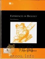 EXPERIENCES IN BIOLOGY FIFTH EDITION PDF电子版封面 007021767X