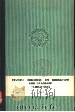 FOURTH CONGRESS ON IRRIGATION AND DRAINAGE TRANSACTIONS VOL.3 PDF电子版封面
