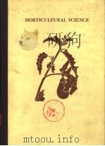 HORTICULTURAL SCIENCE PDF电子版封面 JULES JANICK