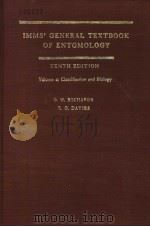 IMMS'GENERAL TEXTBOOK OF ENTOMOLOGY TENTH EDITION VOLUME 2:CLASSIFICATION AND BIOLOGY PDF电子版封面