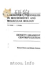 LABORATORY TECHNIQUES IN BIOCHEMISTRY AND MOLECULAR BIOLOGY（ PDF版）