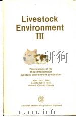 LIVESTOCK ENVIRONMENT 3 PDF电子版封面 0916150925
