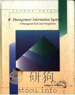 MANAGEMENT INFORMATION SYSTEMS A MANAGERIAL END USER PERSPECTIVE PDF电子版封面 0256103461