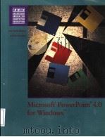 MICROSOFT POWERPOINT 4.0 FOR WINDOWS（1995 PDF版）