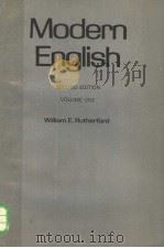 MODERN ENGLISH  VOLUME ONE  SECOND EDITION（ PDF版）