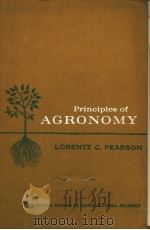PRINCIPLES OF AGRONOMY PDF电子版封面 LRENTZ C.PEARSON