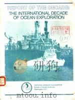 REPORT OF THE DECADE:THE INTERNATIONAL DECADE OF OCEAN EXPLORATION PDF电子版封面
