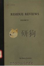 RESIDUE REVIEWS VOLUME 32 PDF电子版封面 FRANCIS A.GUNTHER JANE DAVIES