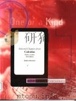 SELECTED CHAPTERS FROM CALCULUS MULTIVARIABLE 3RD EDITION PDF电子版封面 0534498485 JAMES STEWART