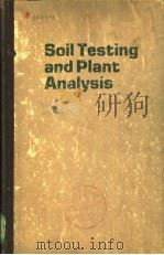 SOIL TESTING AND PLANT ANALYSIS PDF电子版封面