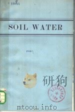 SOIL WATER PDF电子版封面