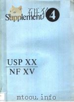 SUPPLEMENT 4 USP 20 NF 15 PDF电子版封面